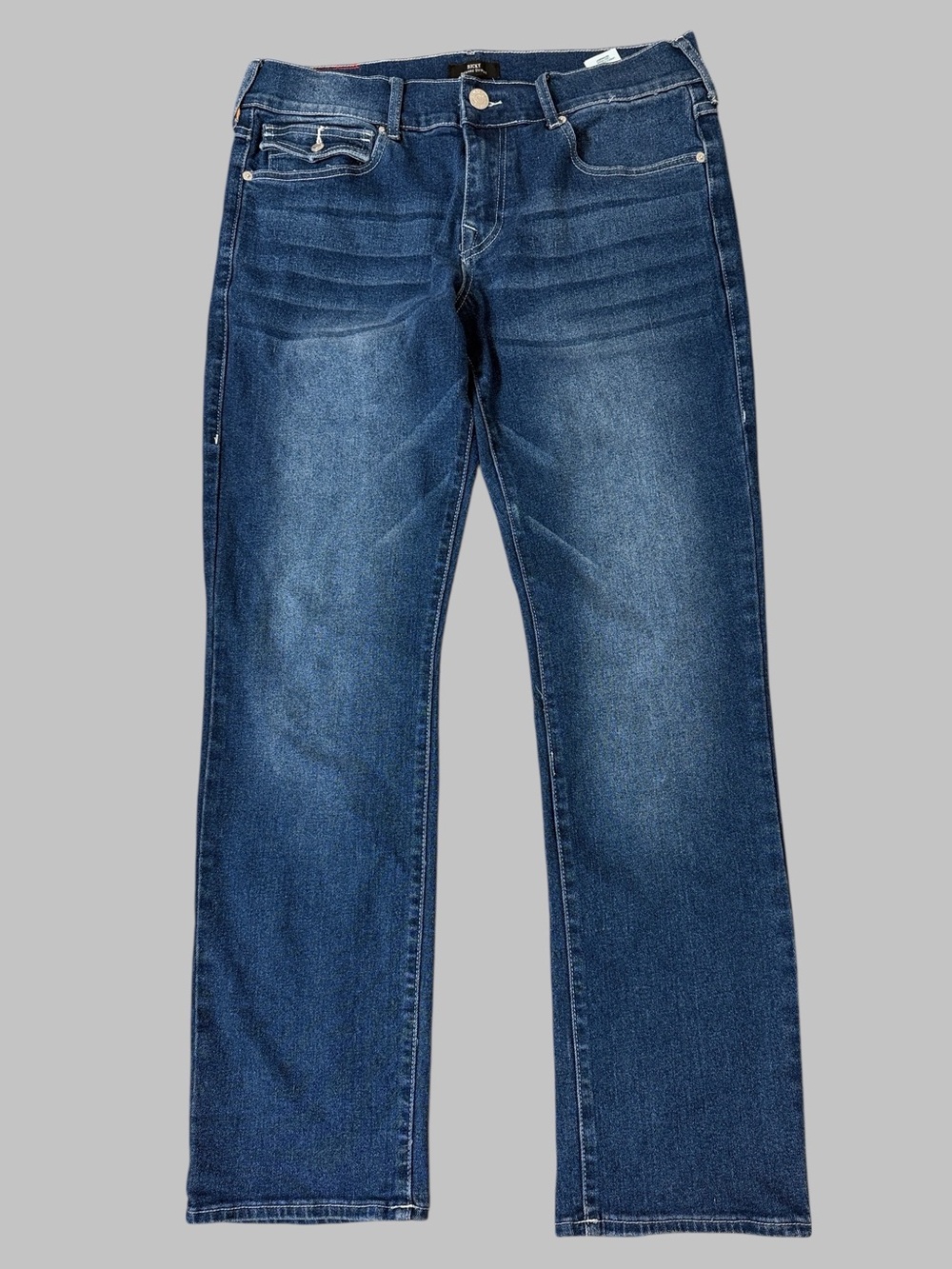 True Religion Ricky Relaxed Straight Denim Jeans